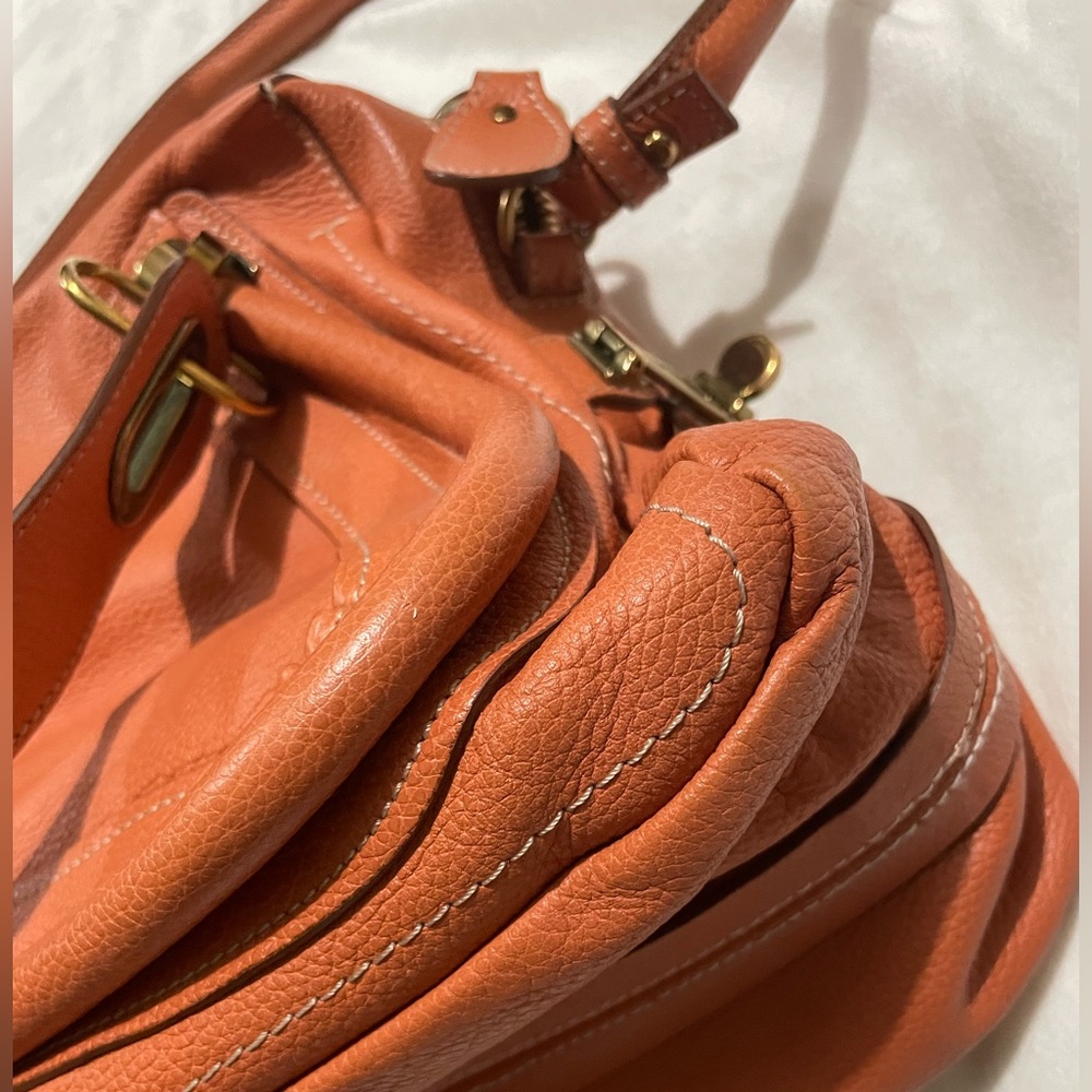 Chloe Burnt Orange Medium Paraty Bag 🧡 - Picture 3 of 16